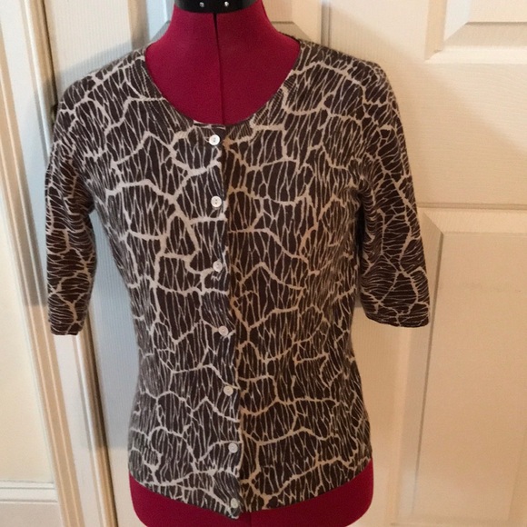 Cashmere 2ply Kenar Cardigan Sweater 